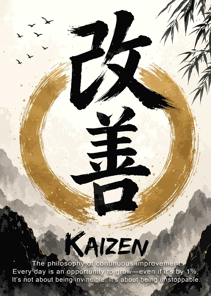 Kaizen Continuous Improvement Inspirational Poster