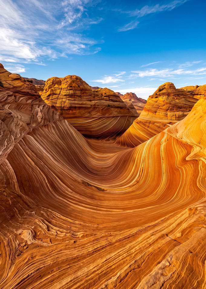 The Wave Sandstone Formation