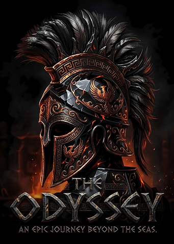 The Odyssey Spartan Helmet Poster