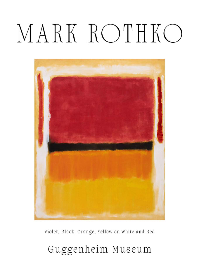 Mark Rothko Guggenheim Museum Poster