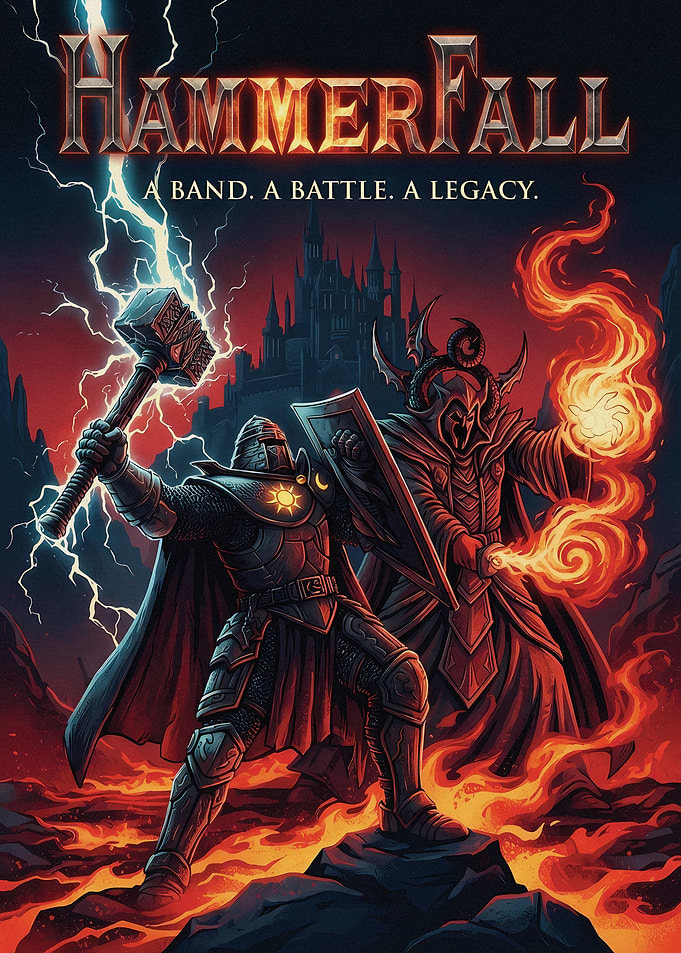HammerFall Band Fantasy Art Poster