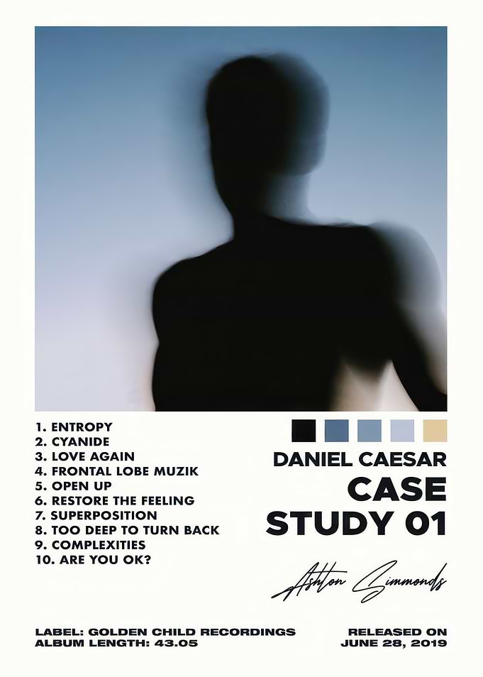 Daniel Caesar Case Study 01 Poster