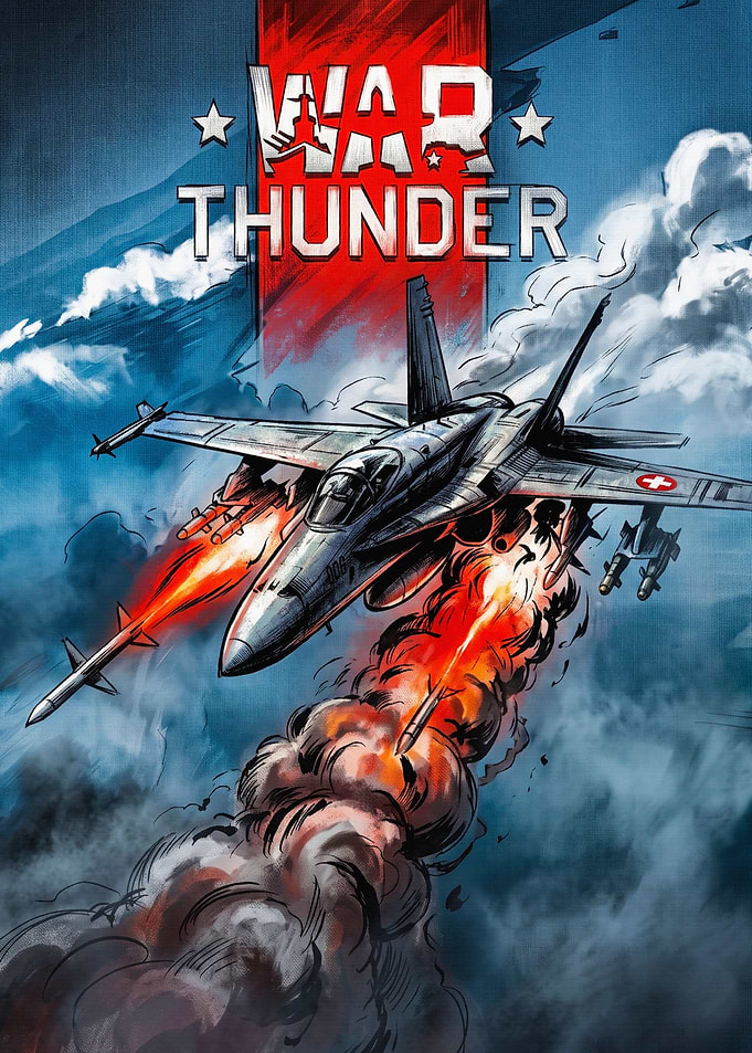 War Thunder F/A-18 Hornet Poster