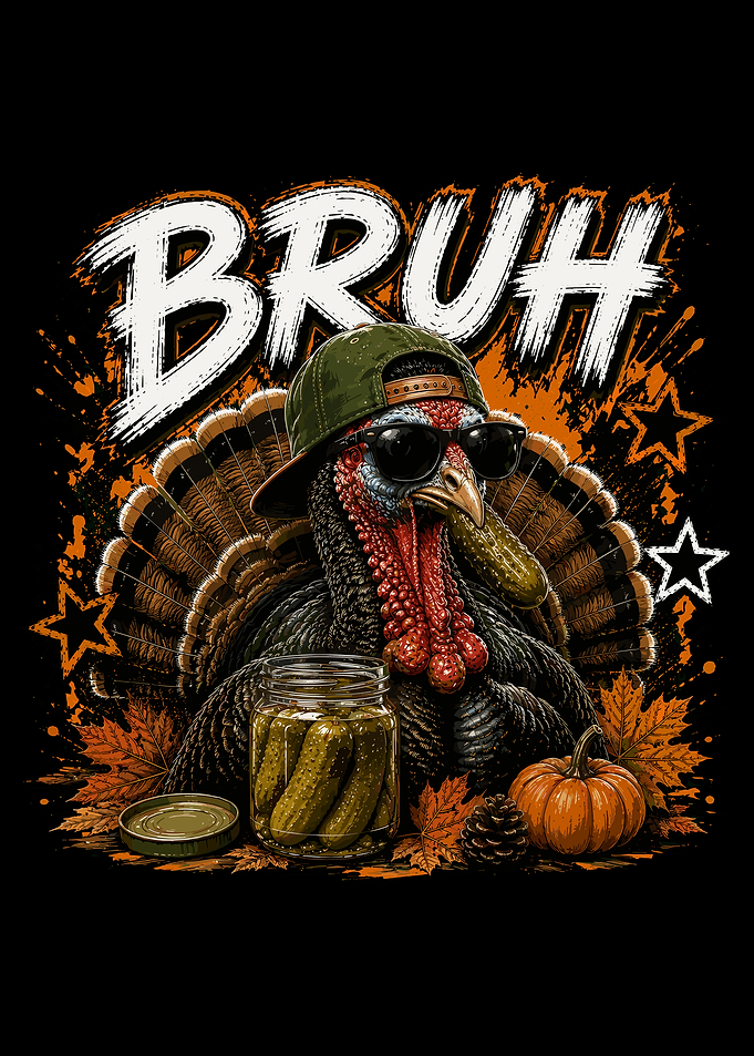 Funny Thanksgiving Turkey Wearing Sunglasses