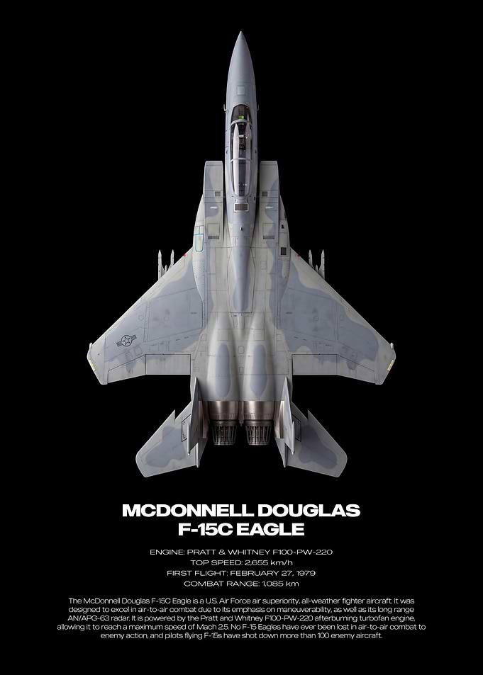 McDonnell Douglas F-15C Eagle Poster