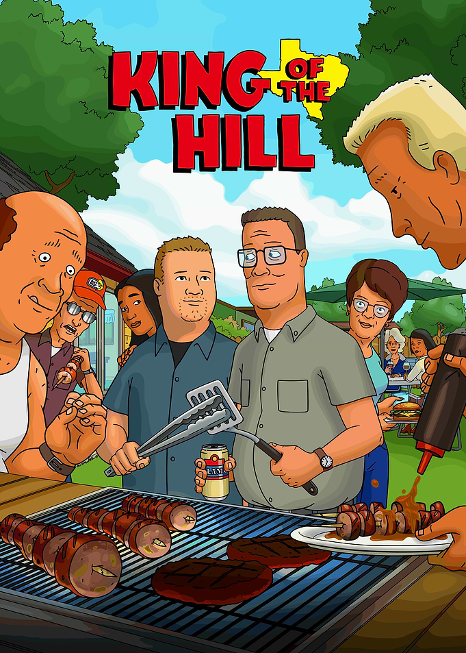 King of the Hill BBQ Poster
