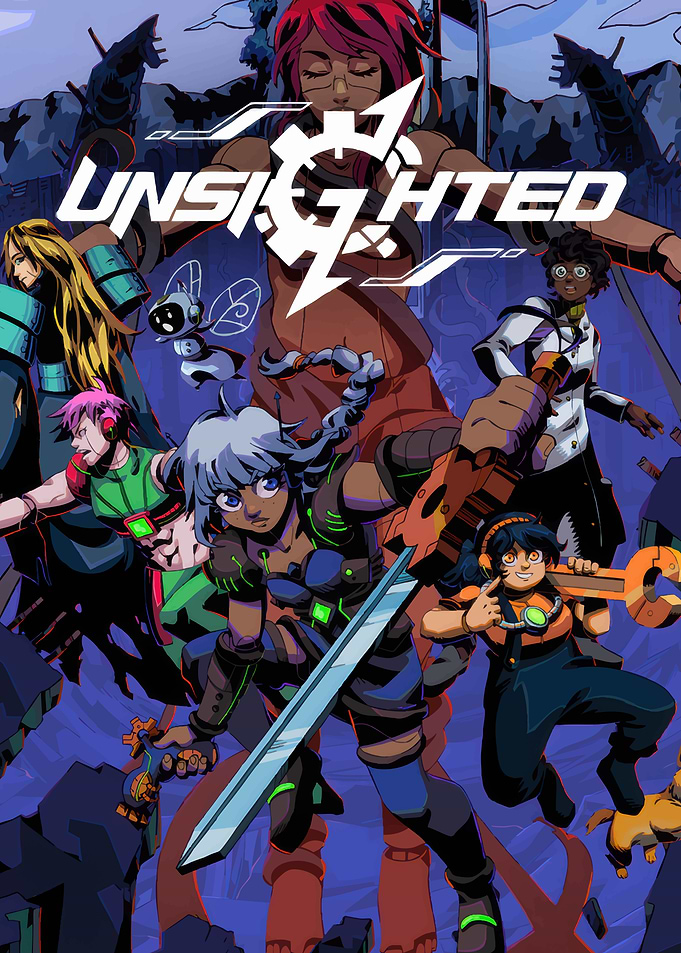 Unsighted Video Game Key Art