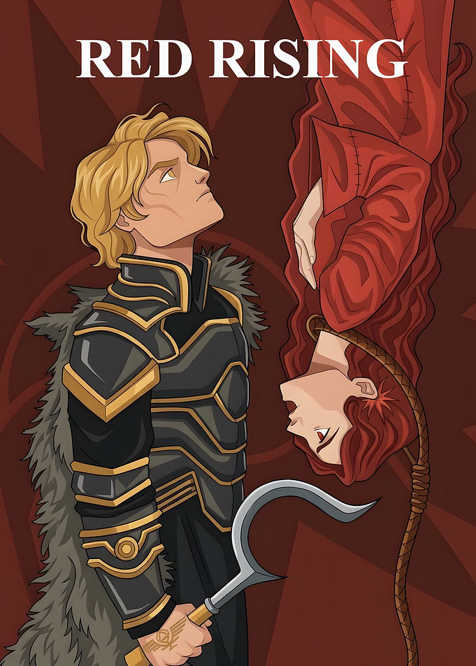 Red Rising Darrow and Eo Illustration