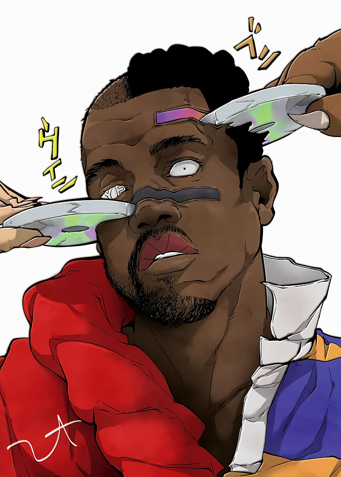 Kanye West Anime Style Fan Art
