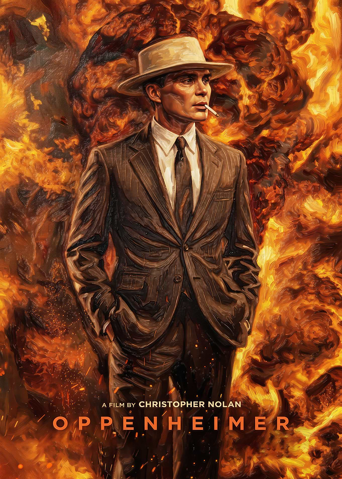 Oppenheimer Movie Poster Art