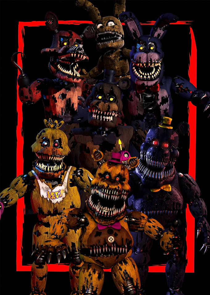 Five Nights at Freddy's Nightmare Animatronics