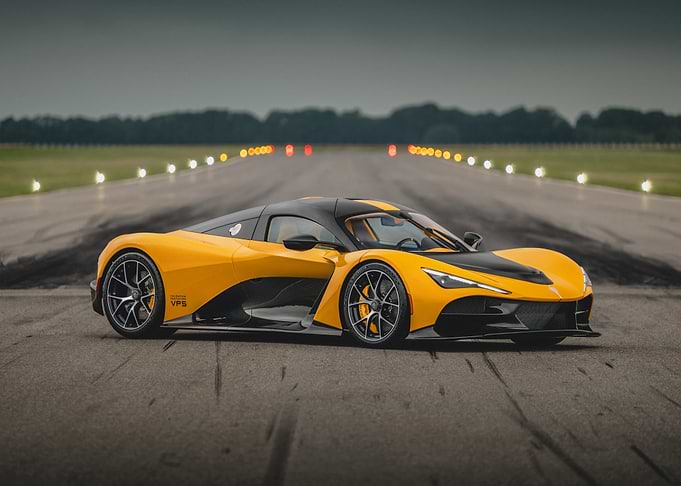 Yellow Apollo Intensa Emozione Supercar