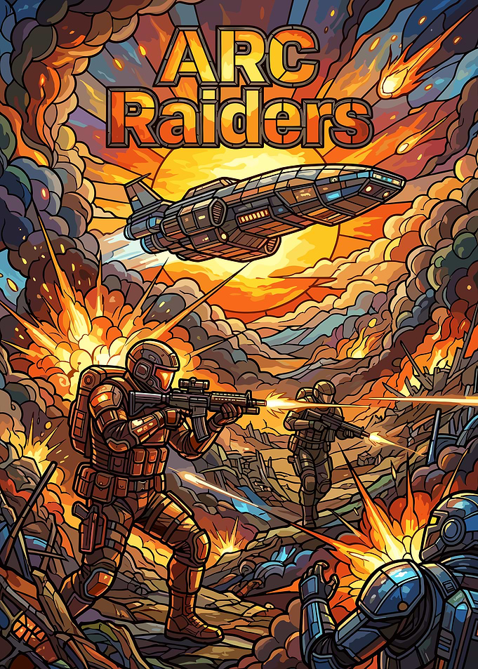 ARC Raiders Stained Glass Poster