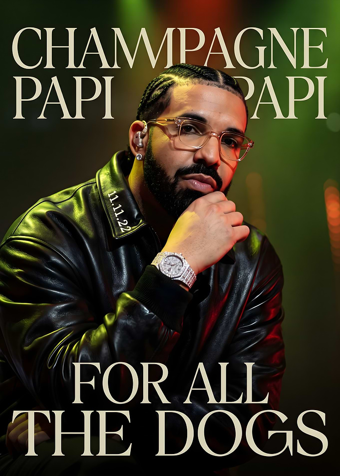 Drake Champagne Papi Poster