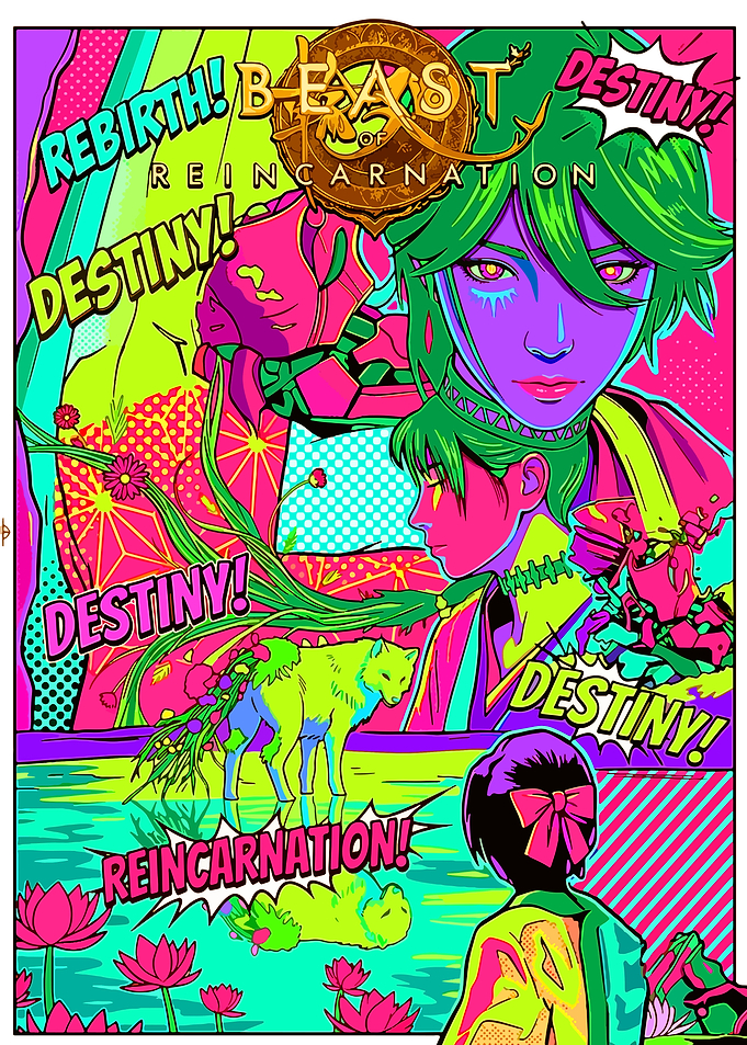 Beast of Reincarnation Pop Art Poster