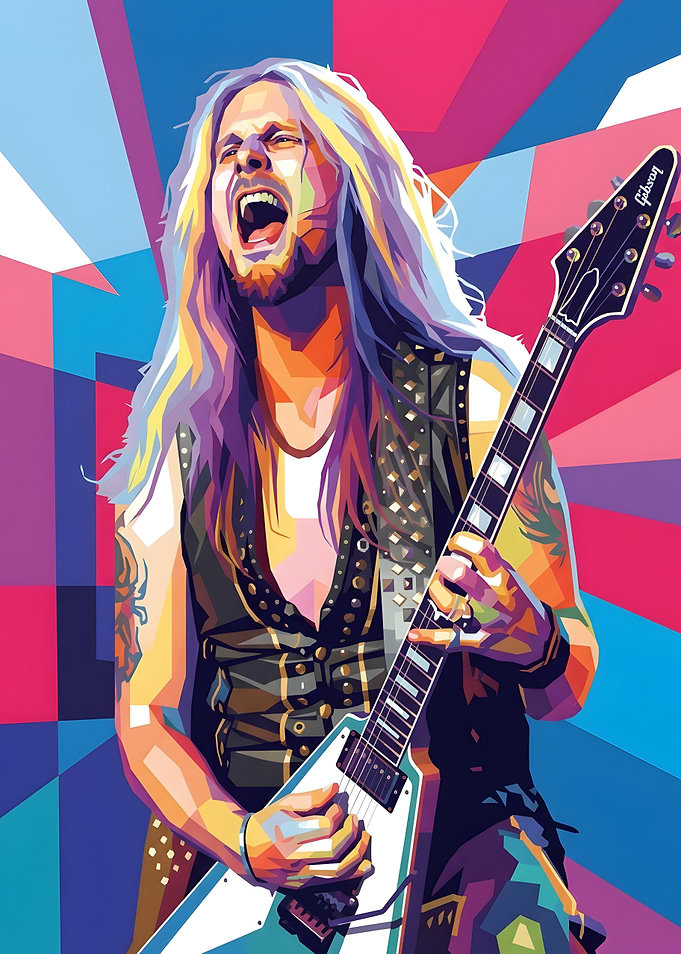Richie Faulkner Pop Art Portrait