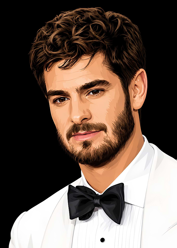 Digital Portrait of Andrew Garfield