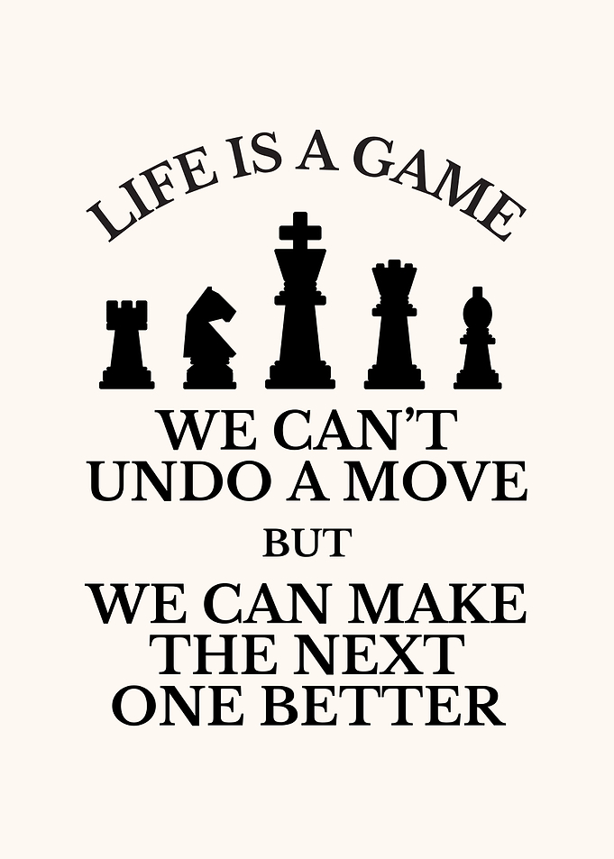 Life Is A Game Chess Quote