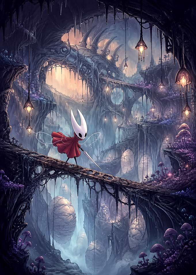 Hornet in Deepnest Hollow Knight
