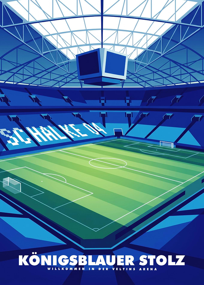 FC Schalke 04 Veltins Arena Poster