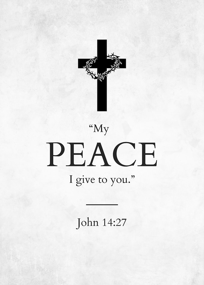 John 14:27 Christian Wall Art