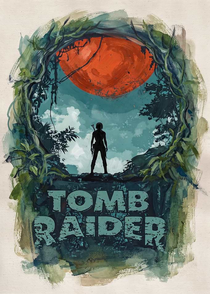 Tomb Raider Lara Croft Jungle Poster