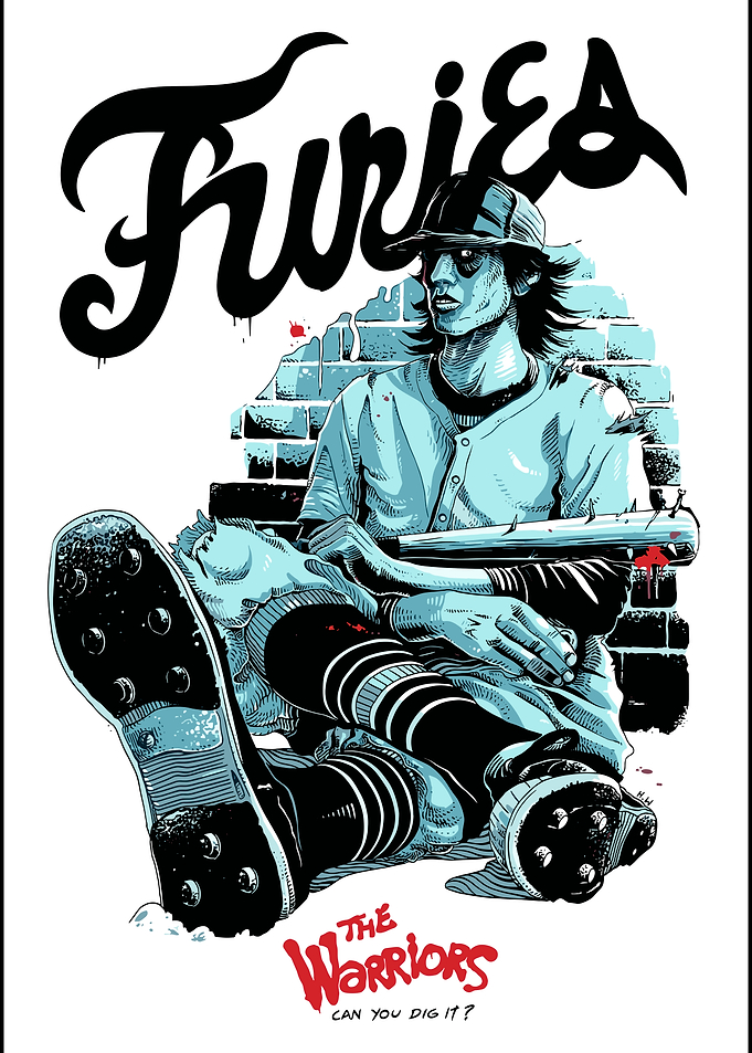 The Warriors Baseball Furies Poster