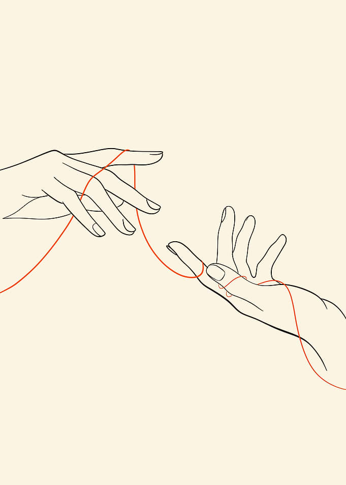 Red String of Fate Hands