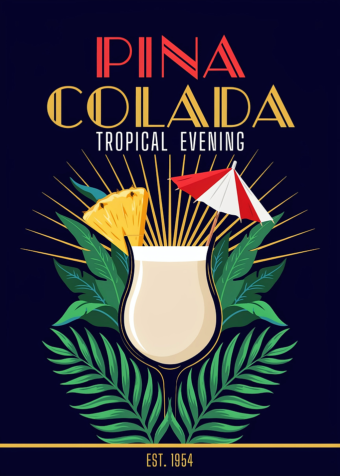 Pina Colada Tropical Evening