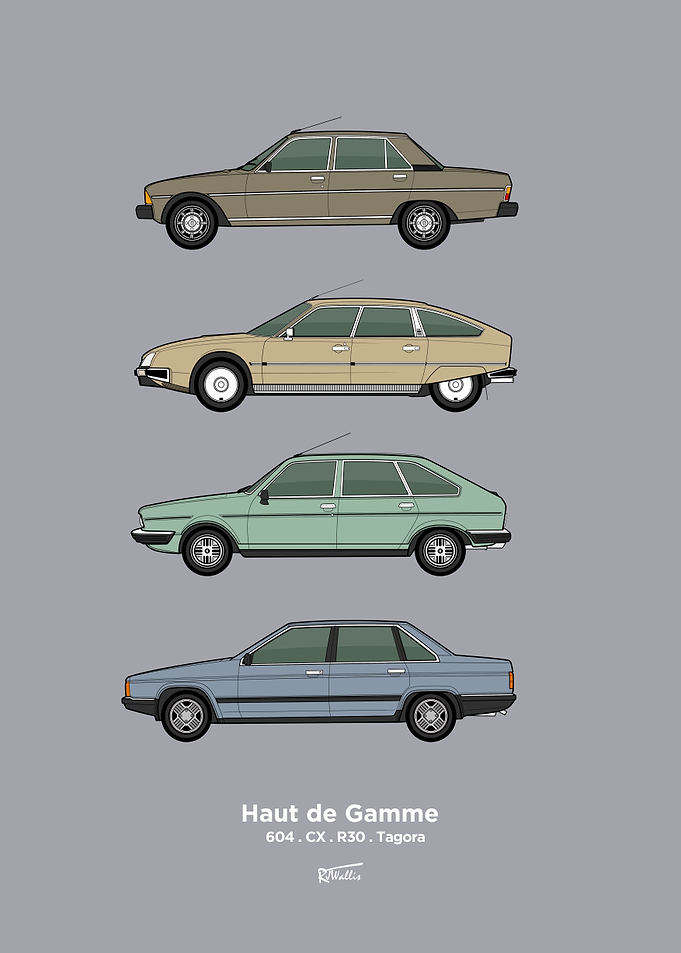 French Luxury Cars Collection