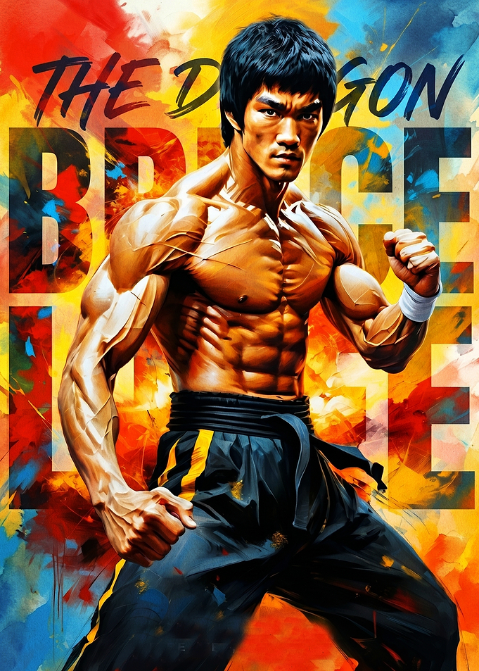 Bruce Lee The Dragon Poster