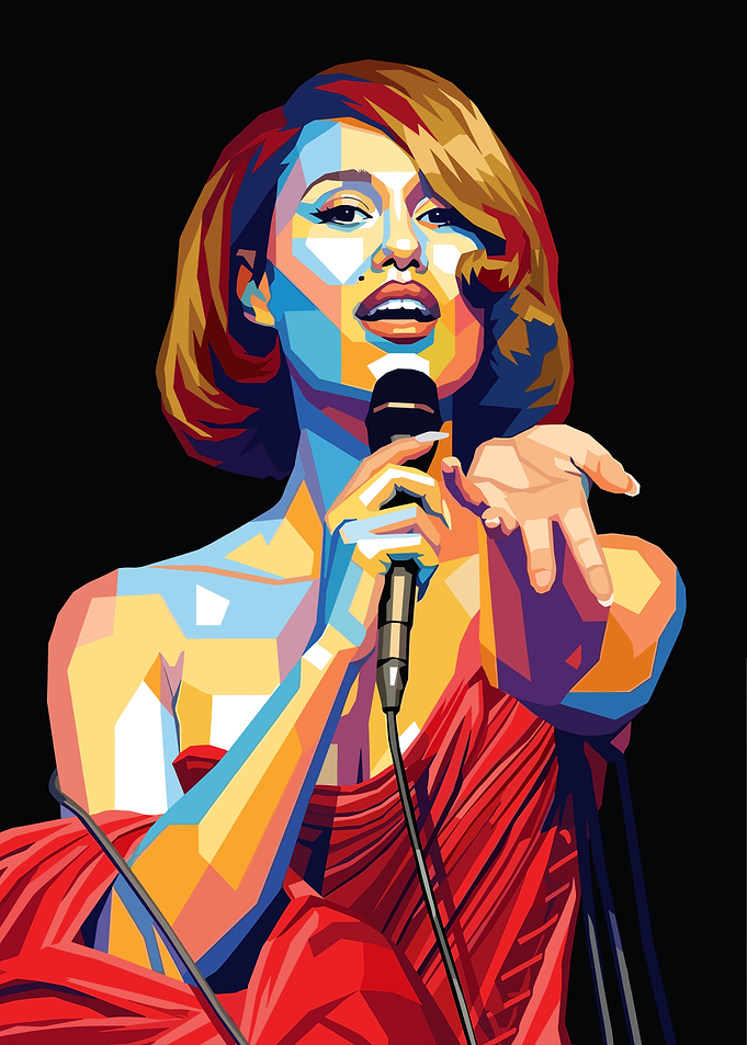 Raye Pop Art Portrait