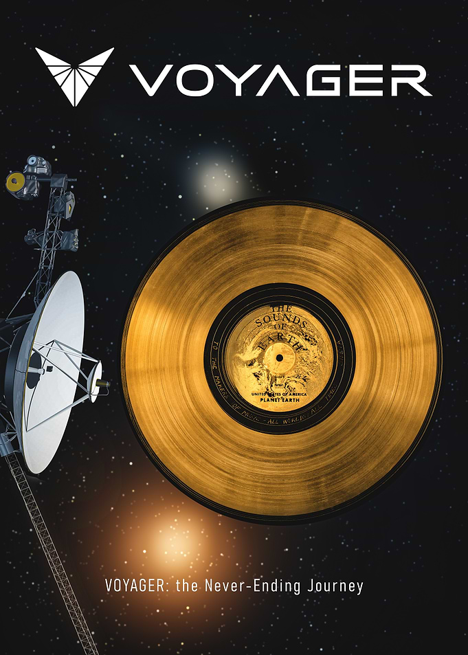 Voyager Golden Record Space Poster