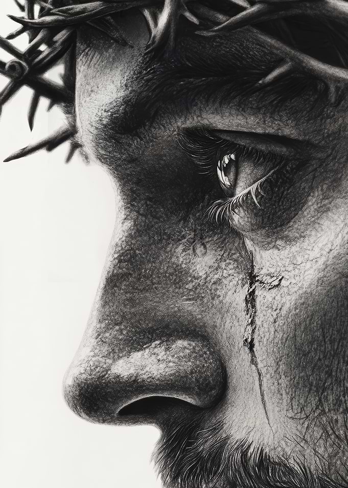 Close-up Portrait of Jesus Christ
