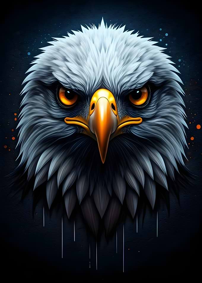 Intense Bald Eagle Portrait