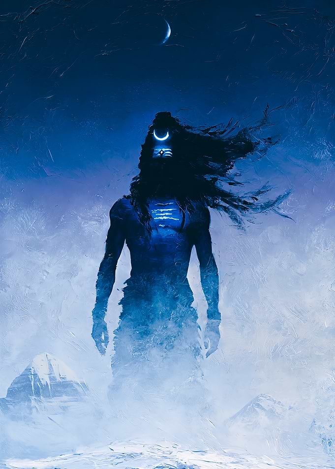 Shiva Who Steps From the Ice