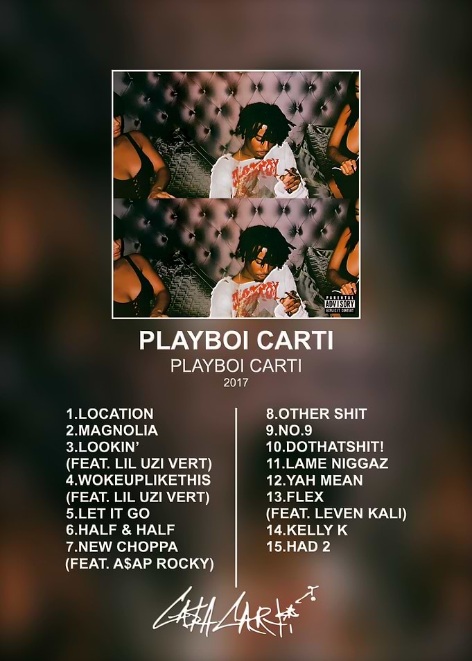 Playboi Carti Self-Titled Album Poster