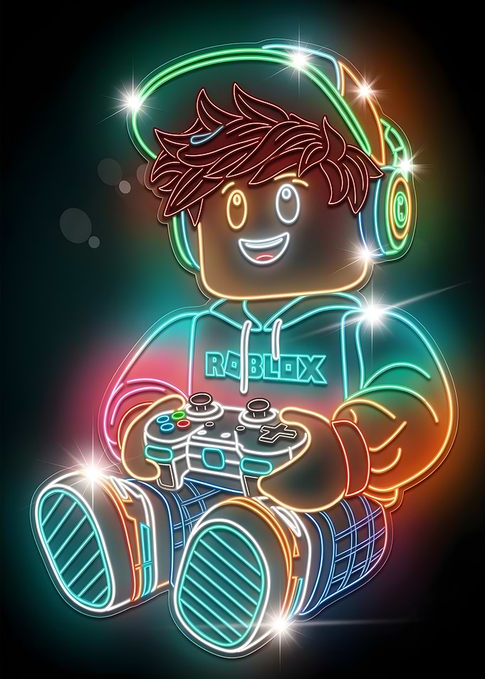 Neon Roblox Gamer