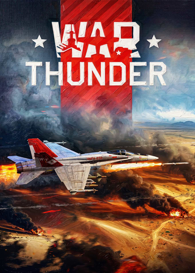 War Thunder F/A-18 Hornet Poster