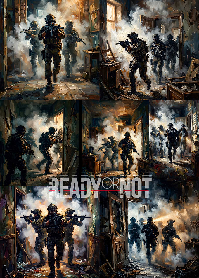 Ready or Not Tactical Squad Collage