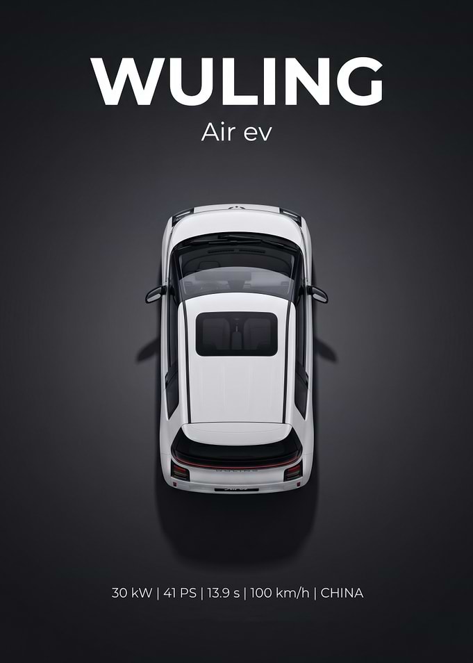 Wuling Air EV Top View Poster