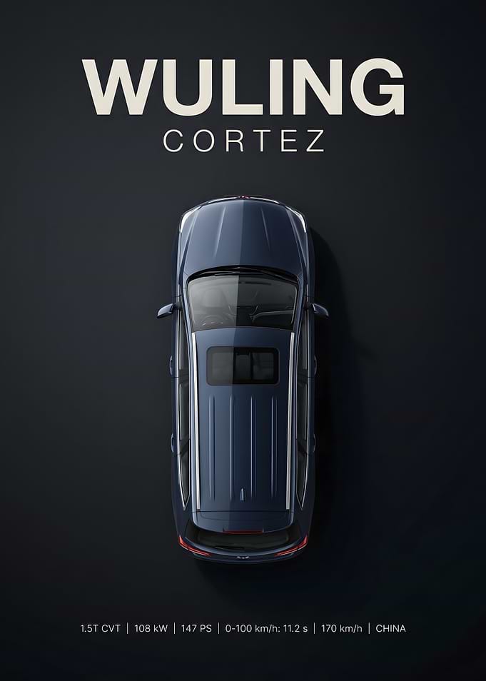Wuling Cortez Top View Poster