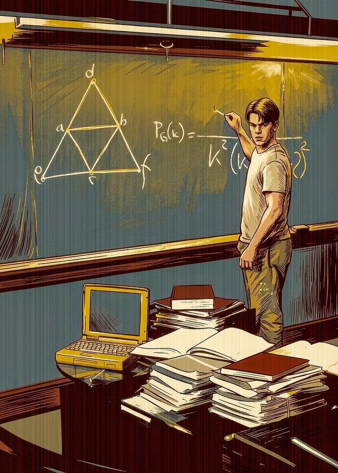 Will Hunting Solving Math Equation