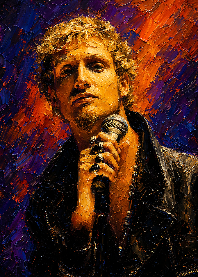 Layne Staley Oil Painting Portrait