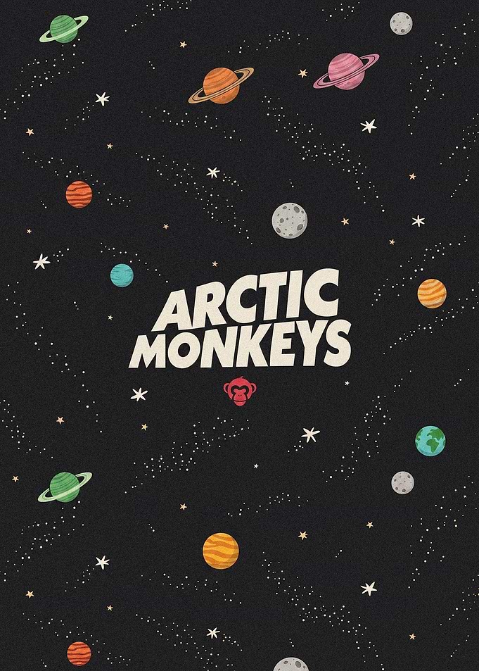 Arctic Monkeys Space Themed