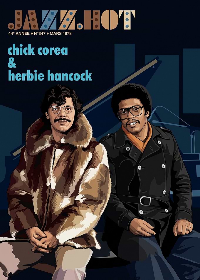 Chick Corea and Herbie Hancock Jazz Legends