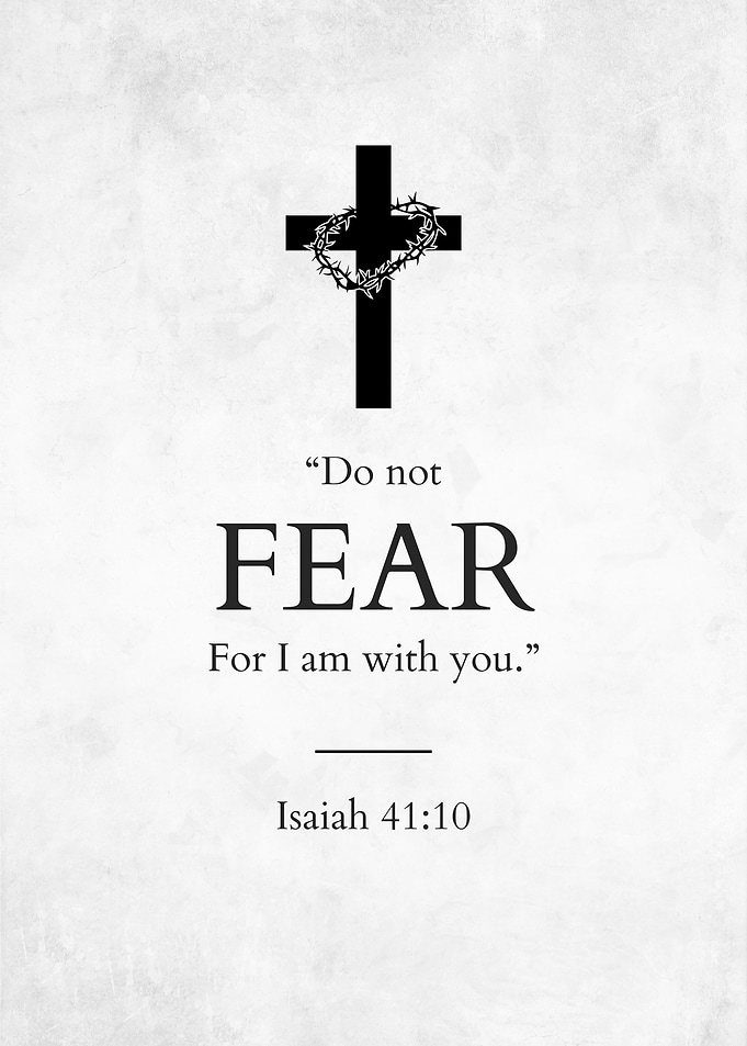 Isaiah 41:10 Christian Wall Art