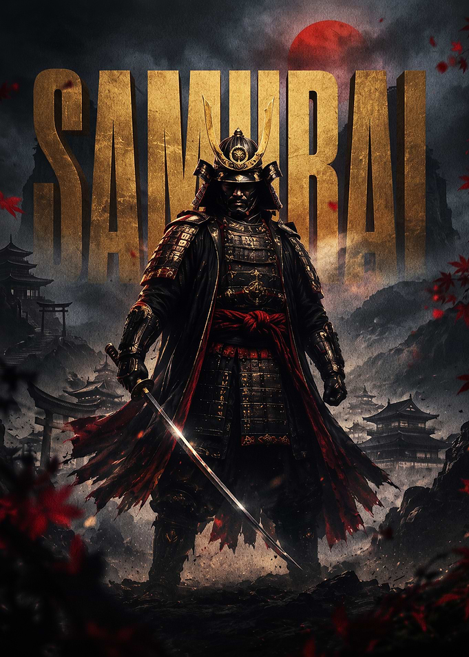 Epic Samurai Warrior Poster