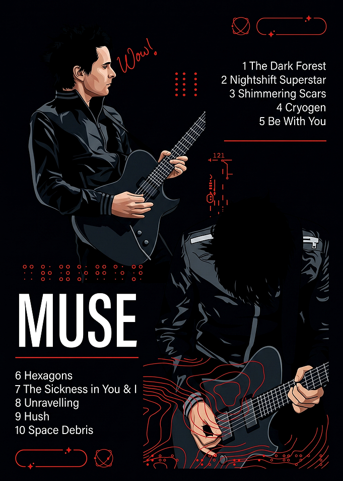 Muse Tracklist Illustration