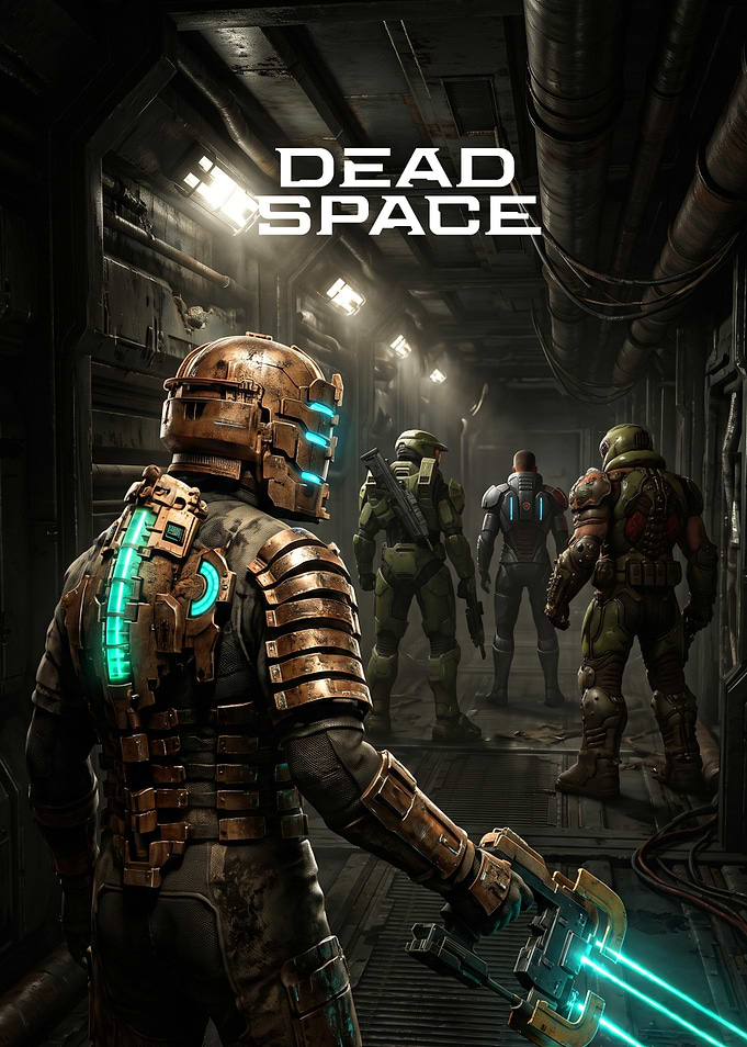 Dead Space Crossover Gaming Poster